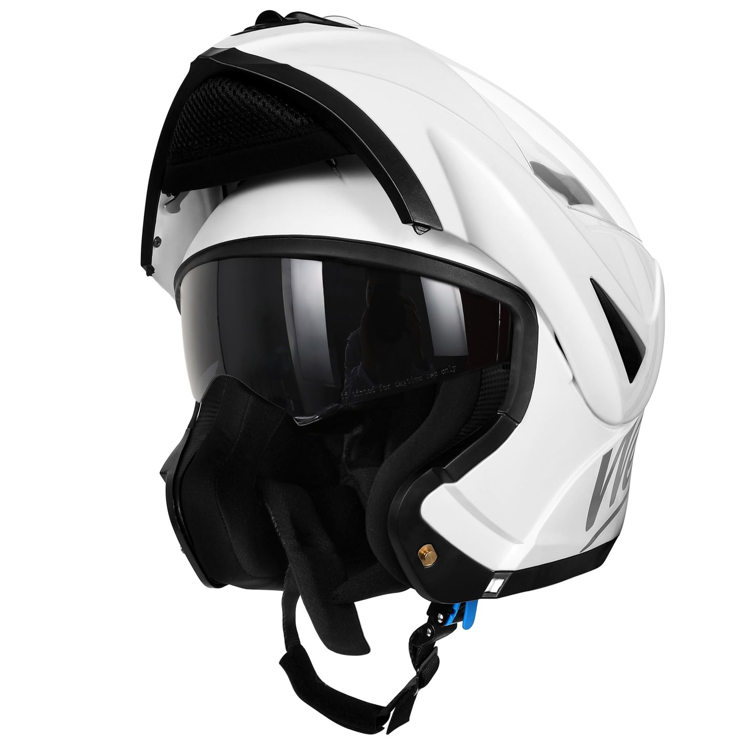 Westt flip-up motorcycle helmet ECE-R 22.06 certified full face helmet for women and men open face helmet with chin guard scooter motorcycle helmet with sun visor and shield