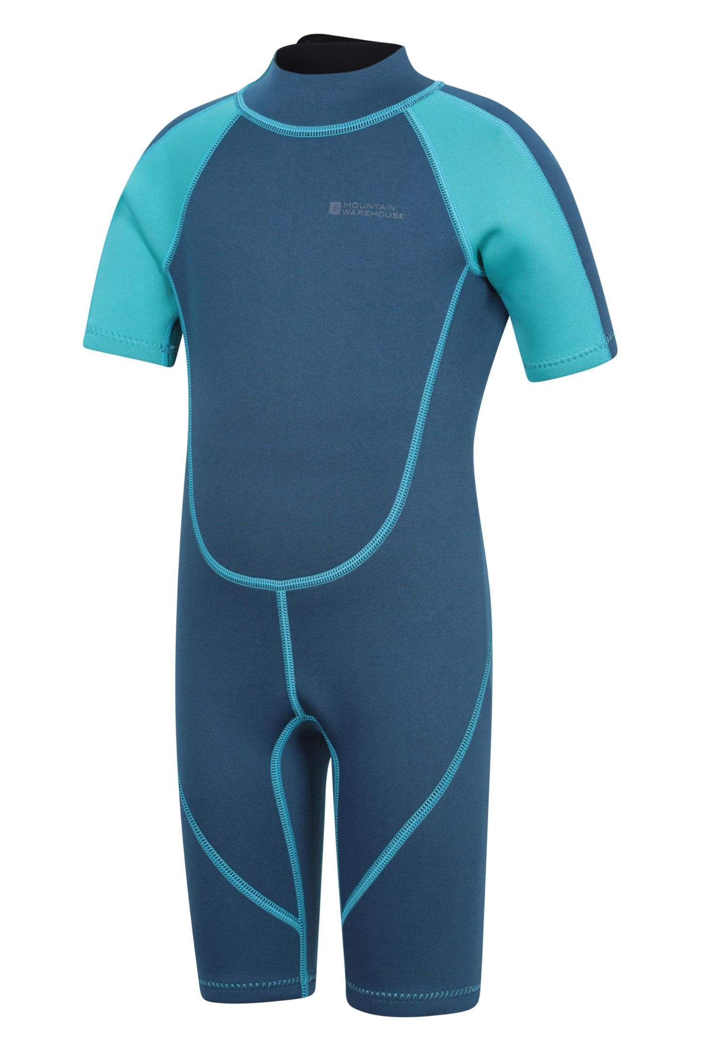 Mountain Warehouse Shorty Junior Wetsuit Aqua Kids 116 EU (5-6 years)