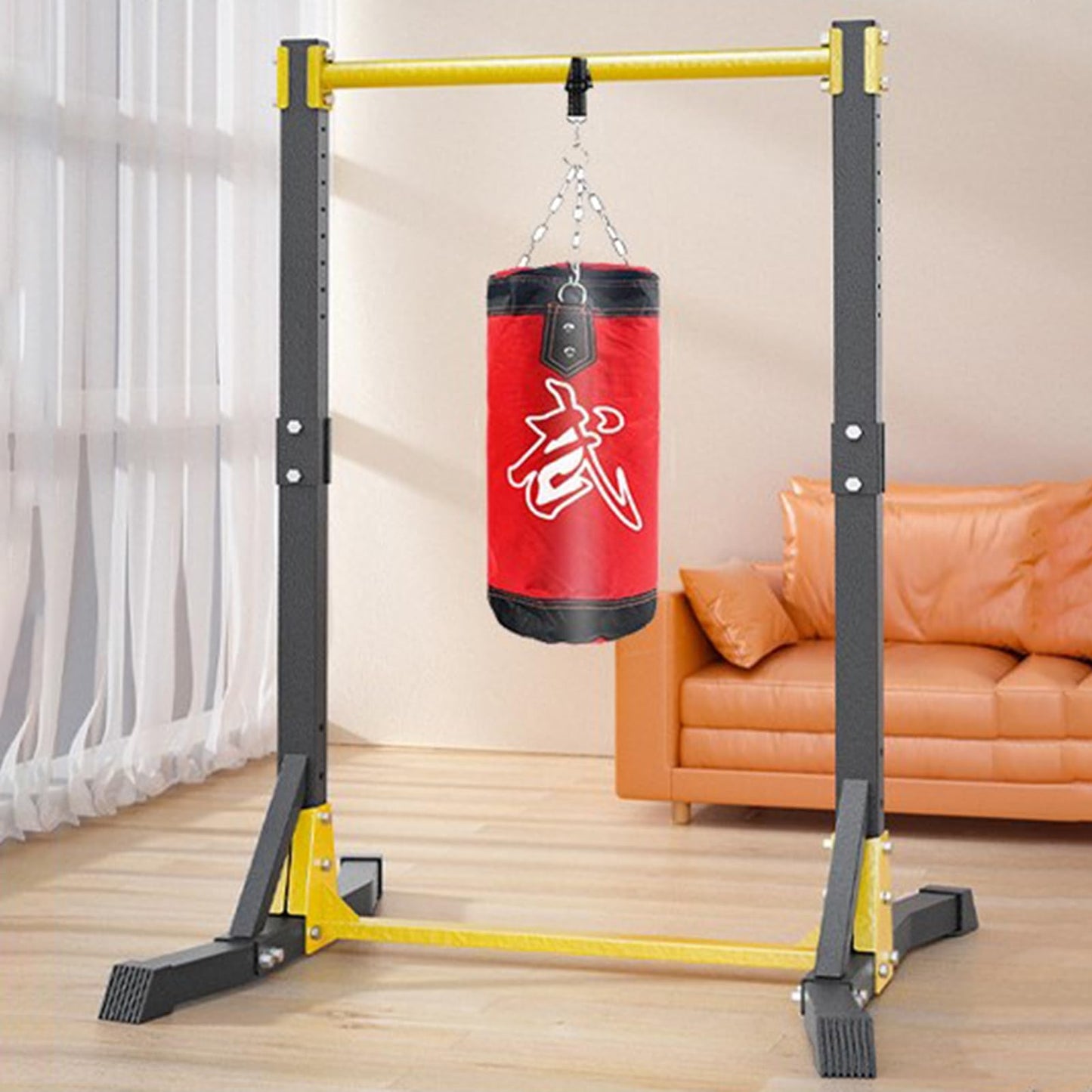 Tinysiry Pull-up Station - 362.9 kg pull-up bar, 11-level height adjustable, Power Tower, portable workout equipment for students, adults, kids.