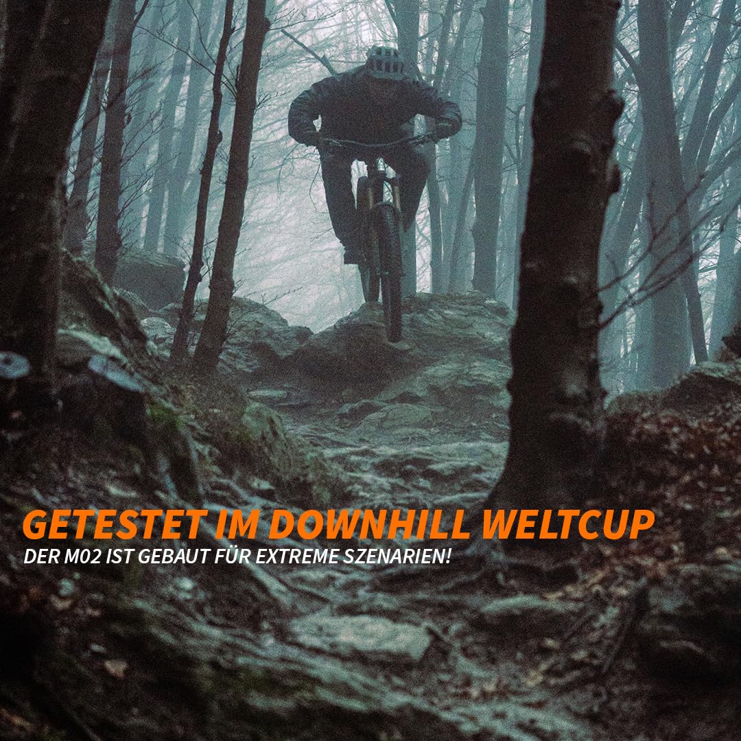 Unleazhed M02 | Mountainbike Mudguard | Made in Germany | Solid front wheel fender | Bike accessory for mountain bikes