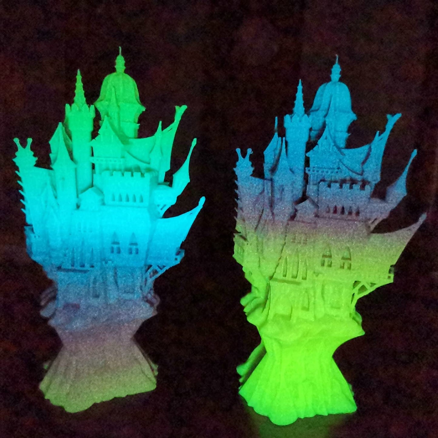 Stronghero3D PLA 3D printer filament, glows in the dark, shines green/blue/red, 1.75mm precision +/- 0.05mm for Ender3 Ender5 CR10.