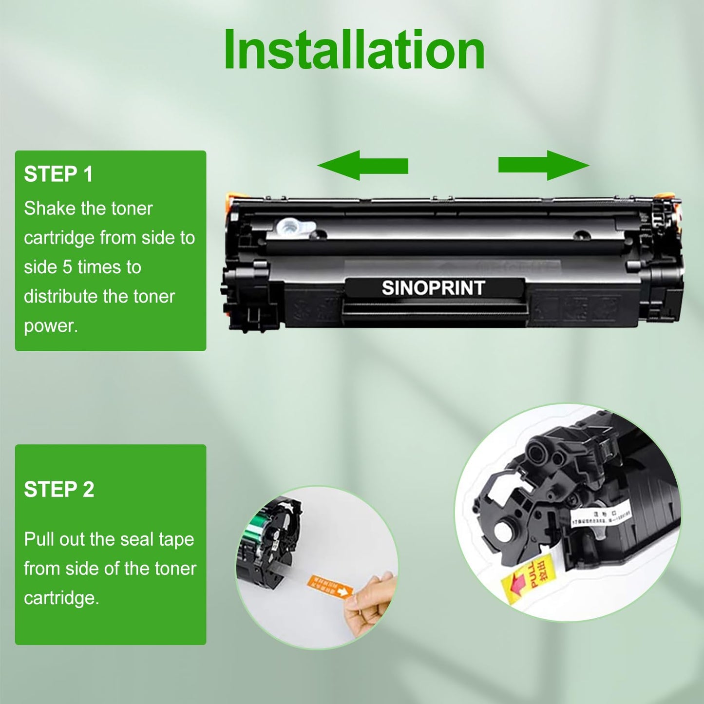 SINOPRINT 410A Black Compatible HP CF410A 410A CF410X 410X Toner Cartridge for HP MFP M477fdw Toner black for Color Laserjet Pro MFP M477fdw M377dw M477fdn M477fnw M452dn M452dw M452nw