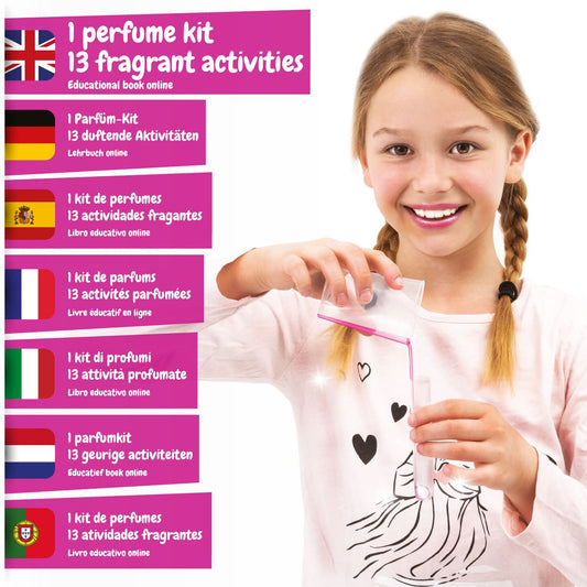 Science4you - Super Perfume Lab for Kids +8 years - Make Your Own Perfume Set with 13 experiments, Creating - Chemistry Lab and Science, Educational Games