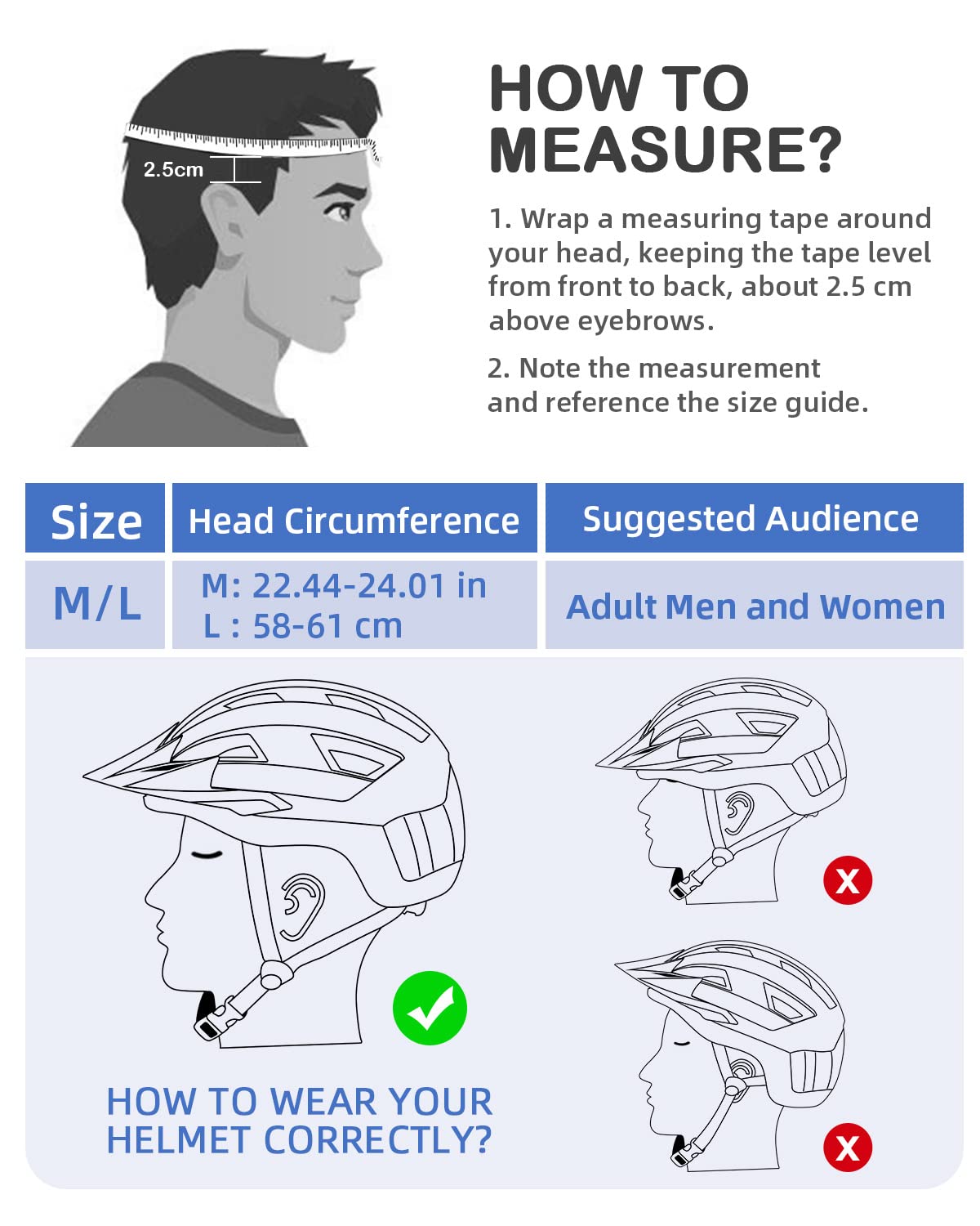 FUNWICT Bike Helmet Men Women Helmet Bike with Removable Magnetic Glasses and Inner Lining LED Rear Light Helmet with Visor for Cycling (BlackYellow)