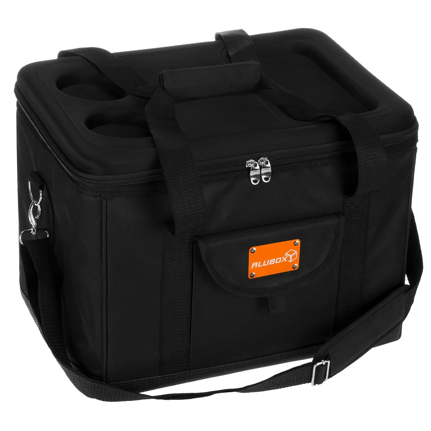 ALUBOX Picnic Cooler XL Black Edition 40 liters Insulated Bag Picnic Bag Polyester black