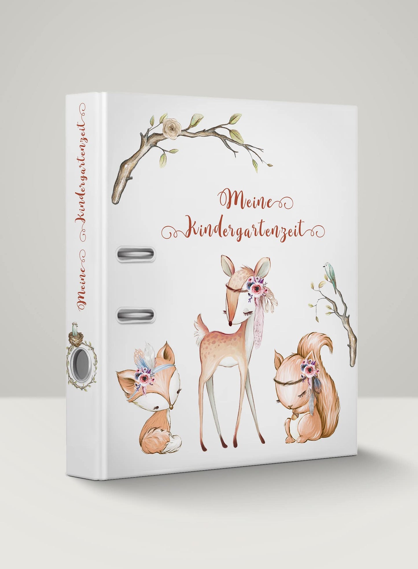 artpin® Collectible Folder Kindergarten A4, my kindergarten time - children's folder for 350 sheets collecting folder for girls woodland animals O2