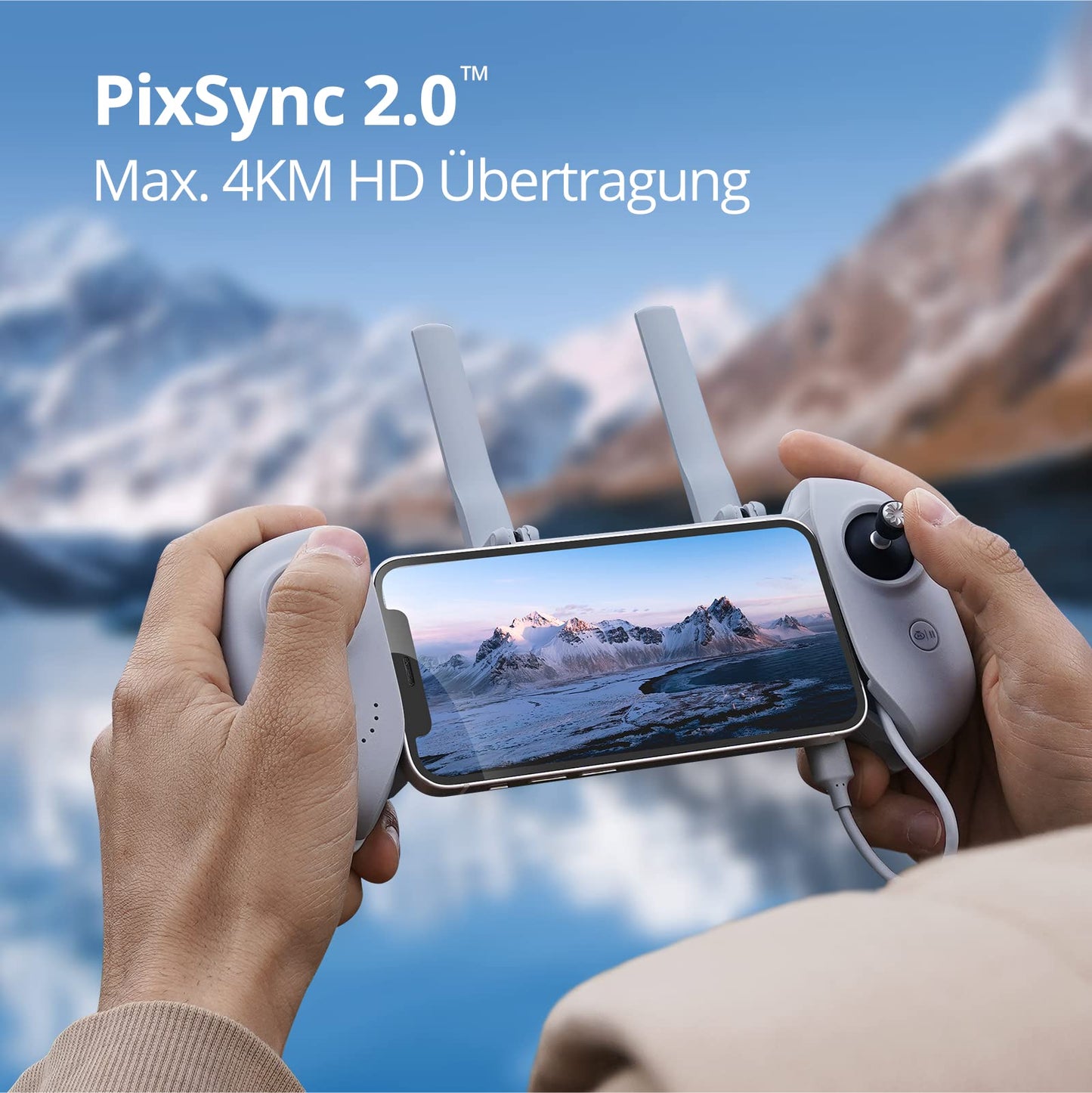 Potensic ATOM SE GPS Drone with 4K EIS Camera, 2 batteries 62 min flight time, under 249g, C0, 4KM FPV transmission, Brushless motor, Max.16m/s, Follow-Me/auto return, for beginner adults.