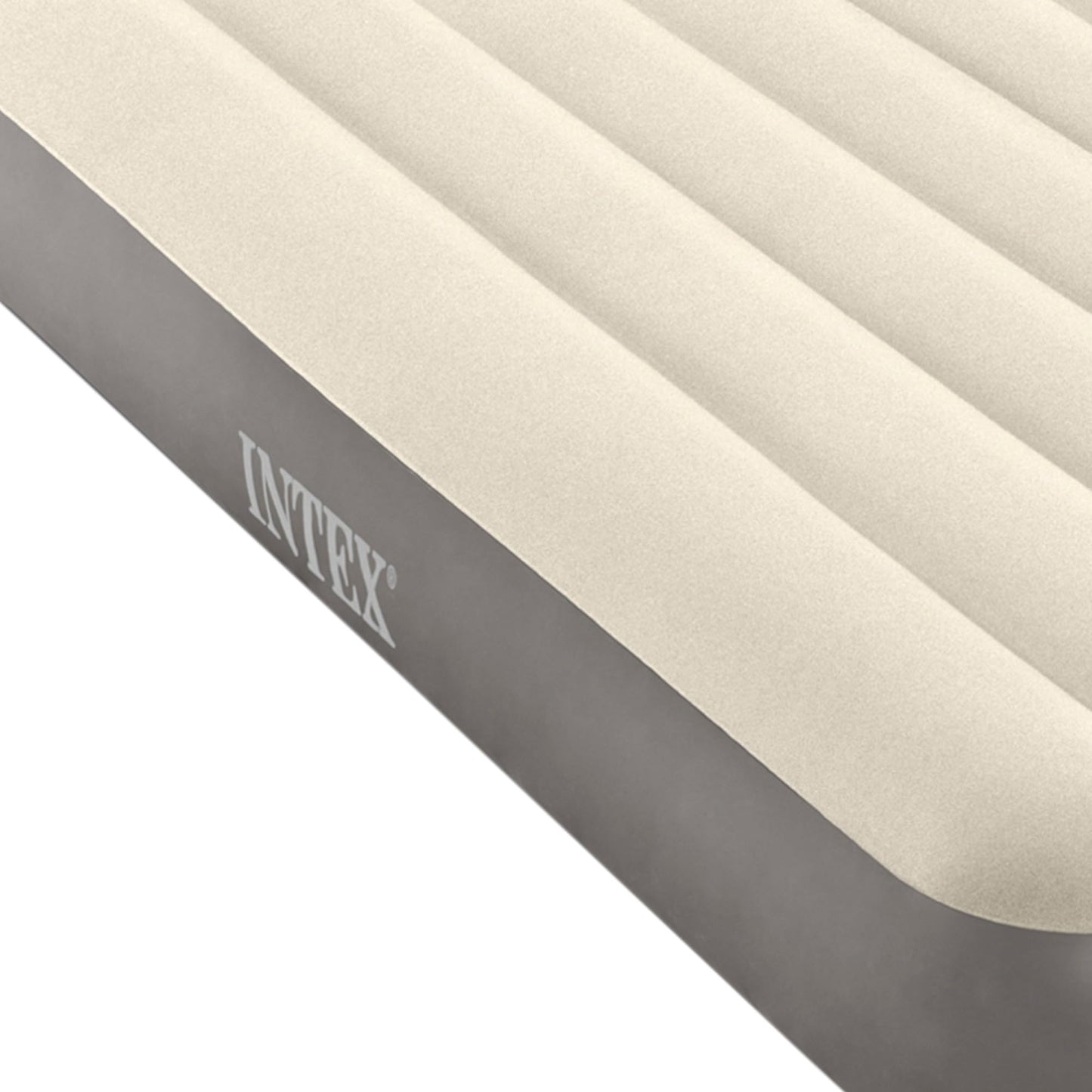Intex Queen Dura-Beam Series Single High, Taupe/Grey, One Size
