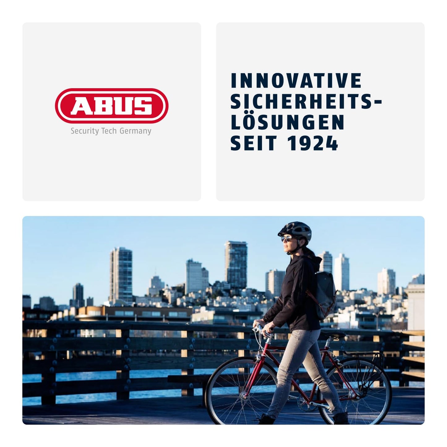 ABUS chain lock Steel-O-Chain 5805K - bike lock made of steel - ABUS security level 5 - 110 cm - black