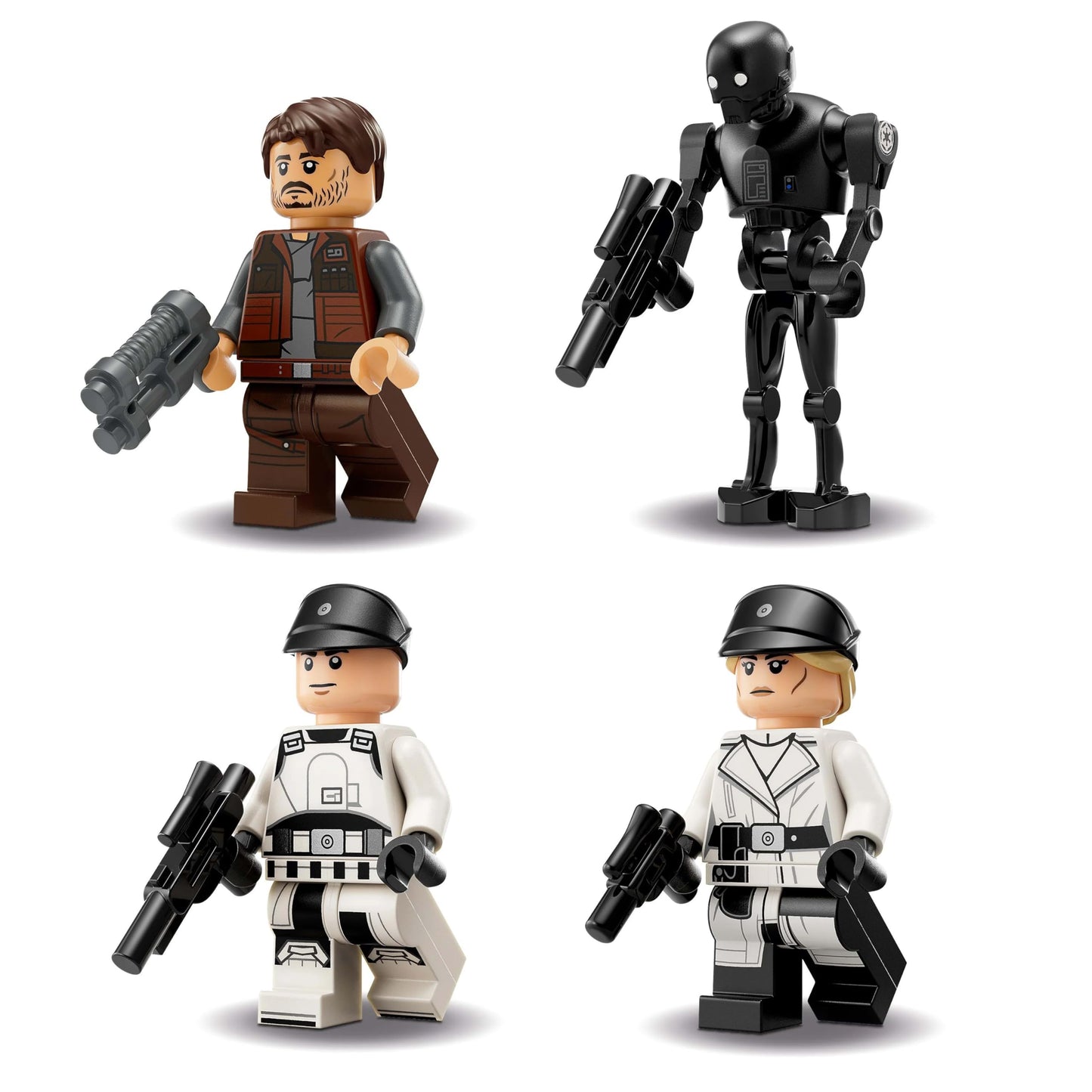 LEGO Star Wars 75399 Rebel U-Wing Starfighter - toy with swiveling wing function & 3 minifigures including Cassian Andor & K-2SO droid - gift for boys 8+ & Andor season 2 fans.