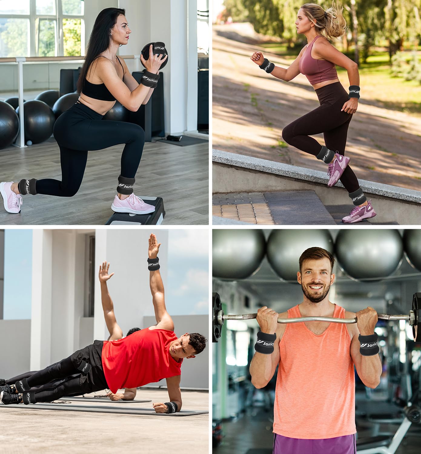 Ankle weights, weight cuffs for men and women 2 kg 1 pair foot weights weights for legs and arms, weight set on ankle wrist foot weights hand weights
