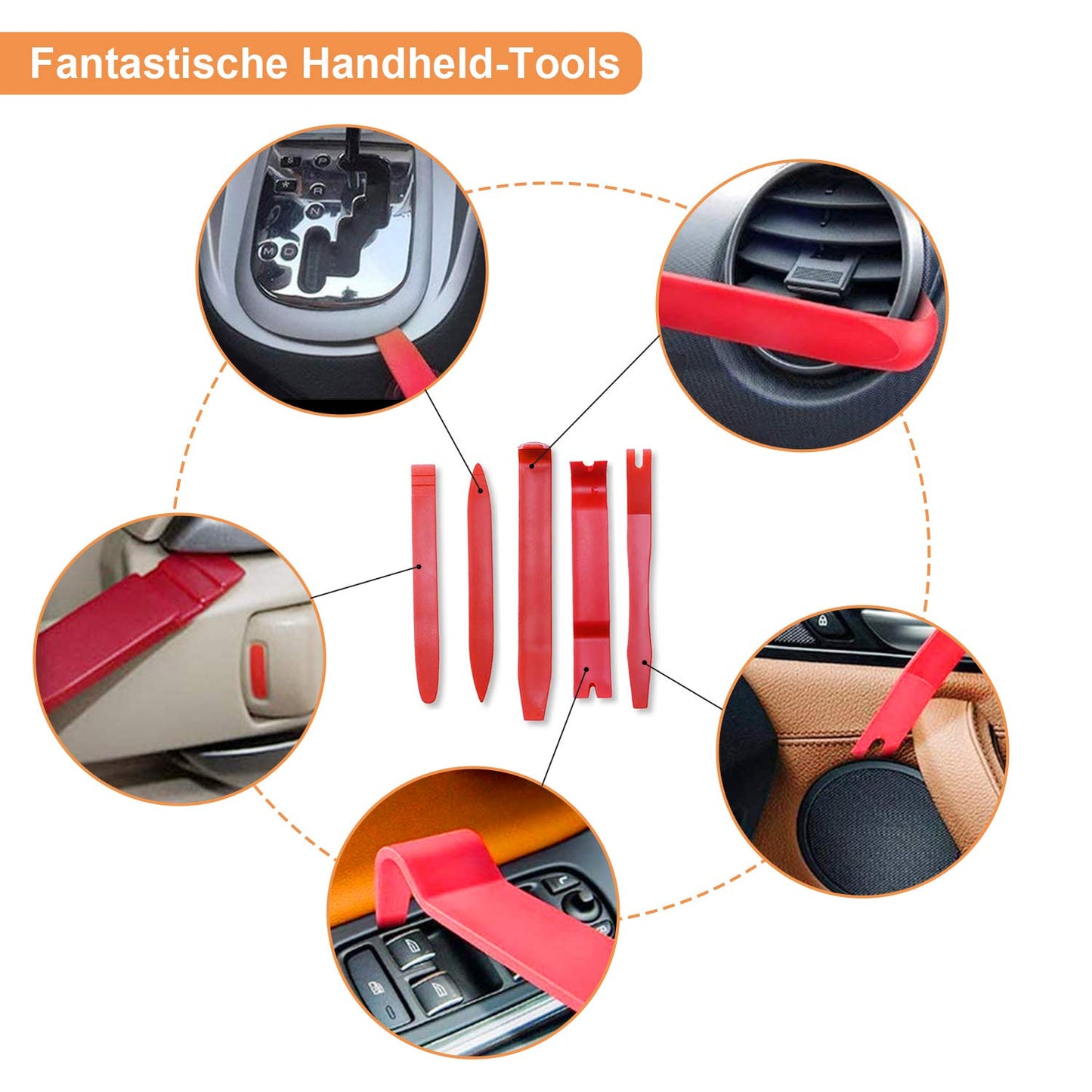 Automotive Tool, 716 Pieces Car Fastener Clips, Universal Door Panel Clips Bumper Trim Plastic Fasteners Set with Removal Tools, Sponge Cushion, and Cable Ties.