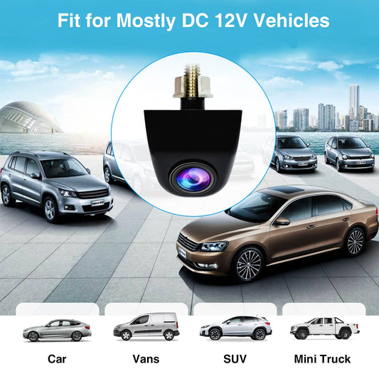 PARKVISION HD car backup camera with 142° wide angle, excellent night vision, metal housing, optional parking lines. Easy to install for added safety while reversing.