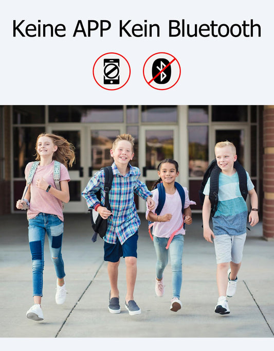 GRV Pedometer Watch without Bluetooth/App/Phone for Women and Men, Kids Fitness Tracker with Pedometer, Calorie Counter, Sleep Monitoring, IP68 Waterproof