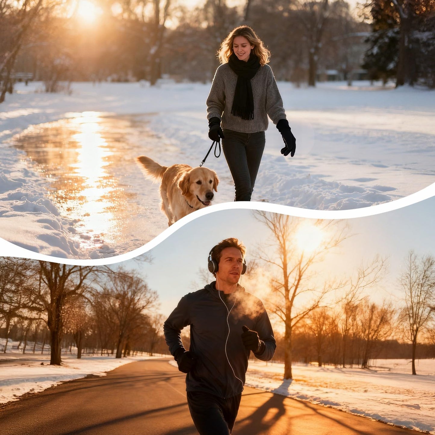 Heated Thin Gloves for Women Men, Rechargeable for Winter Commuting Walks, and as Inner Lining for Colder Activities.
