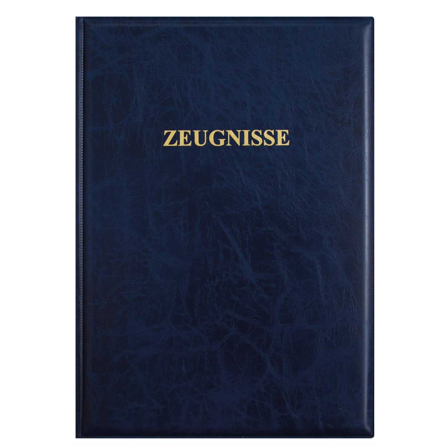 Transcript folder - with 12 A4 clear sleeves, document-safe - Document portfolio (Dark Blue)