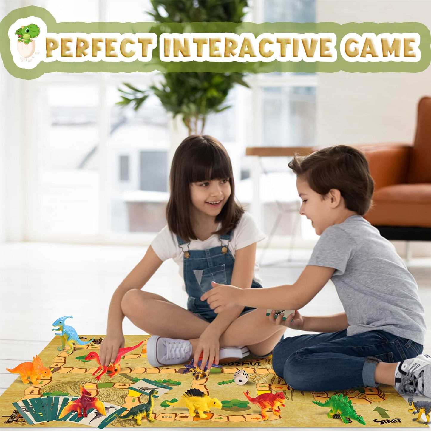 Joozmui Dino Excavation Set for Kids, Dinosaur Egg Toy for Boys Ages 4-10, Figure Gift Children's Toy