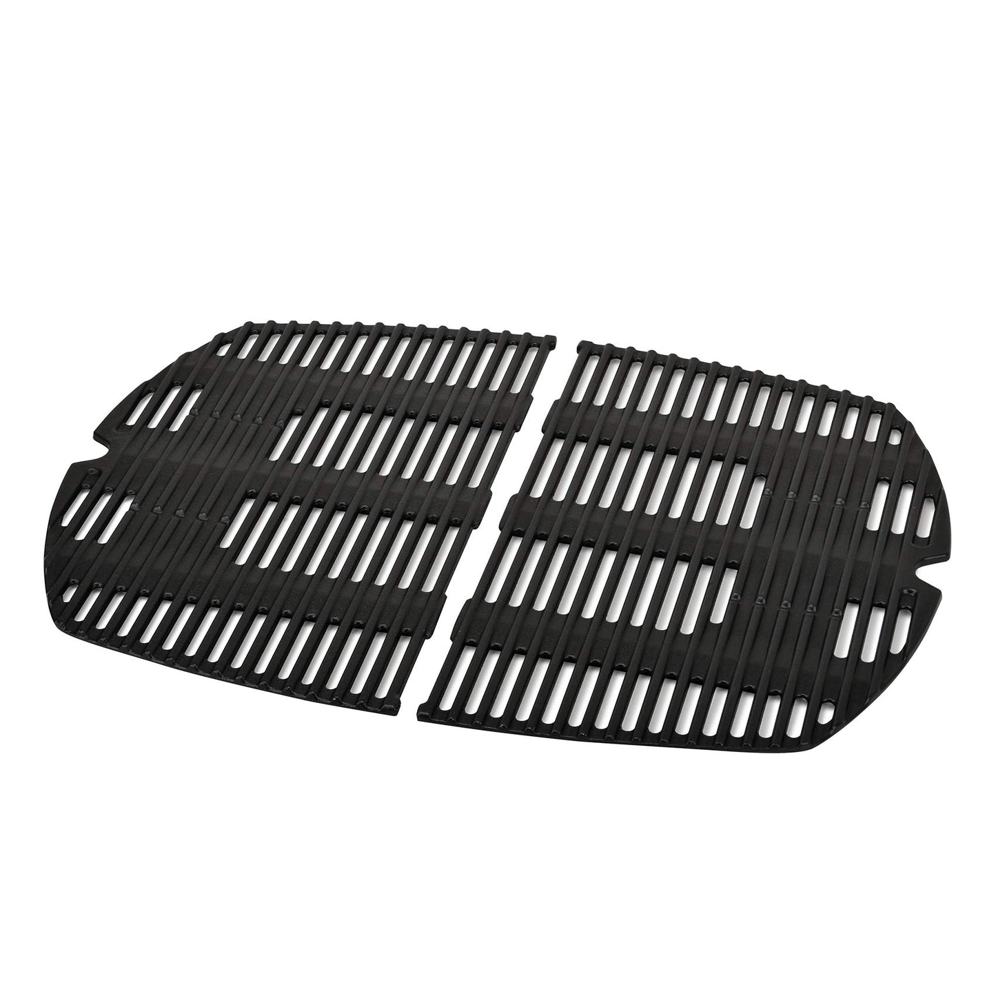 onlyfire cast iron cooking grate for Weber Q300, Q320, Q3000, Q3100, Q3200 Series Gas Grill, BBQ replacement for Weber 7646-2 Pack