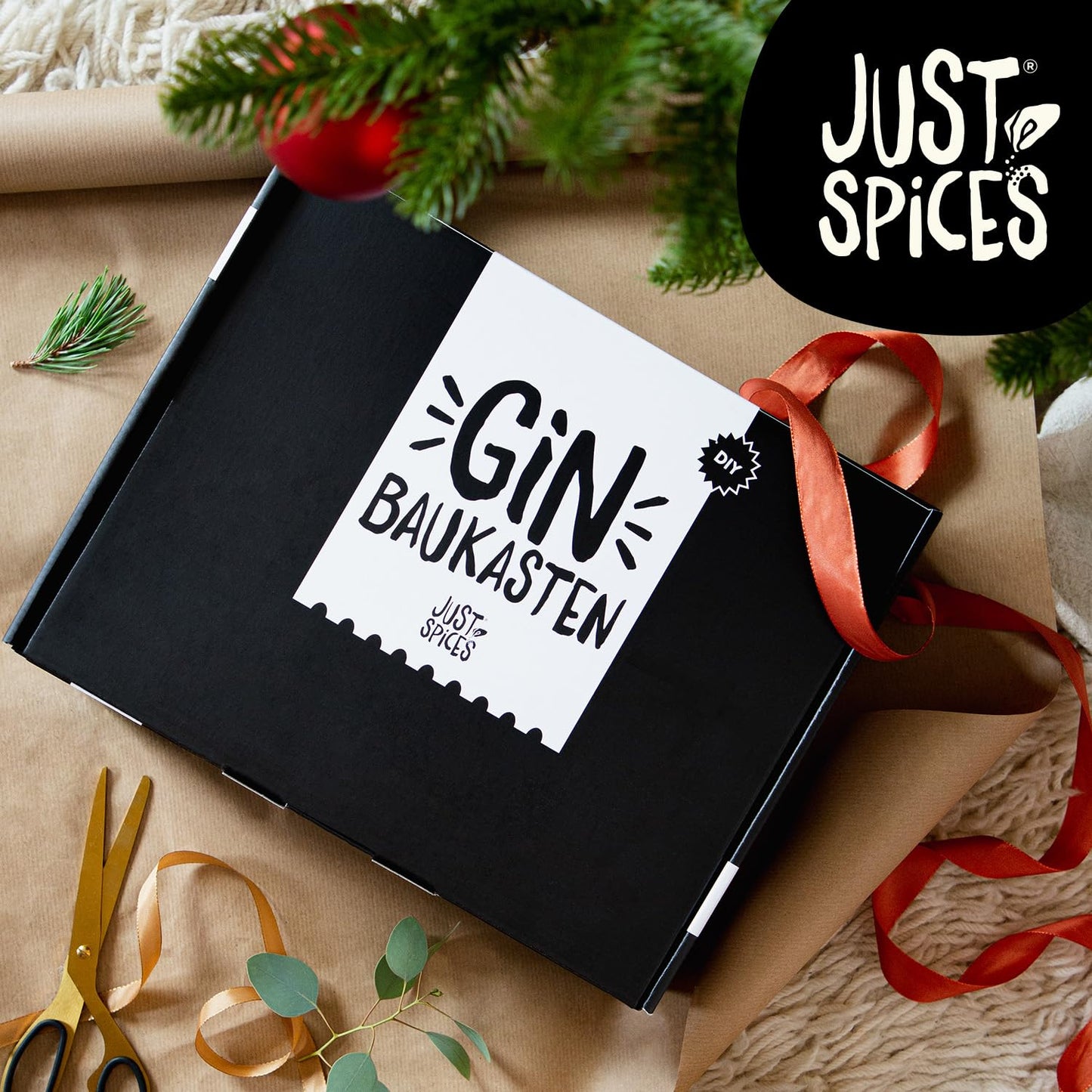Just Spices Do it yourself Gin Kit | Make your own gin with a personal touch | DIY kit with equipment