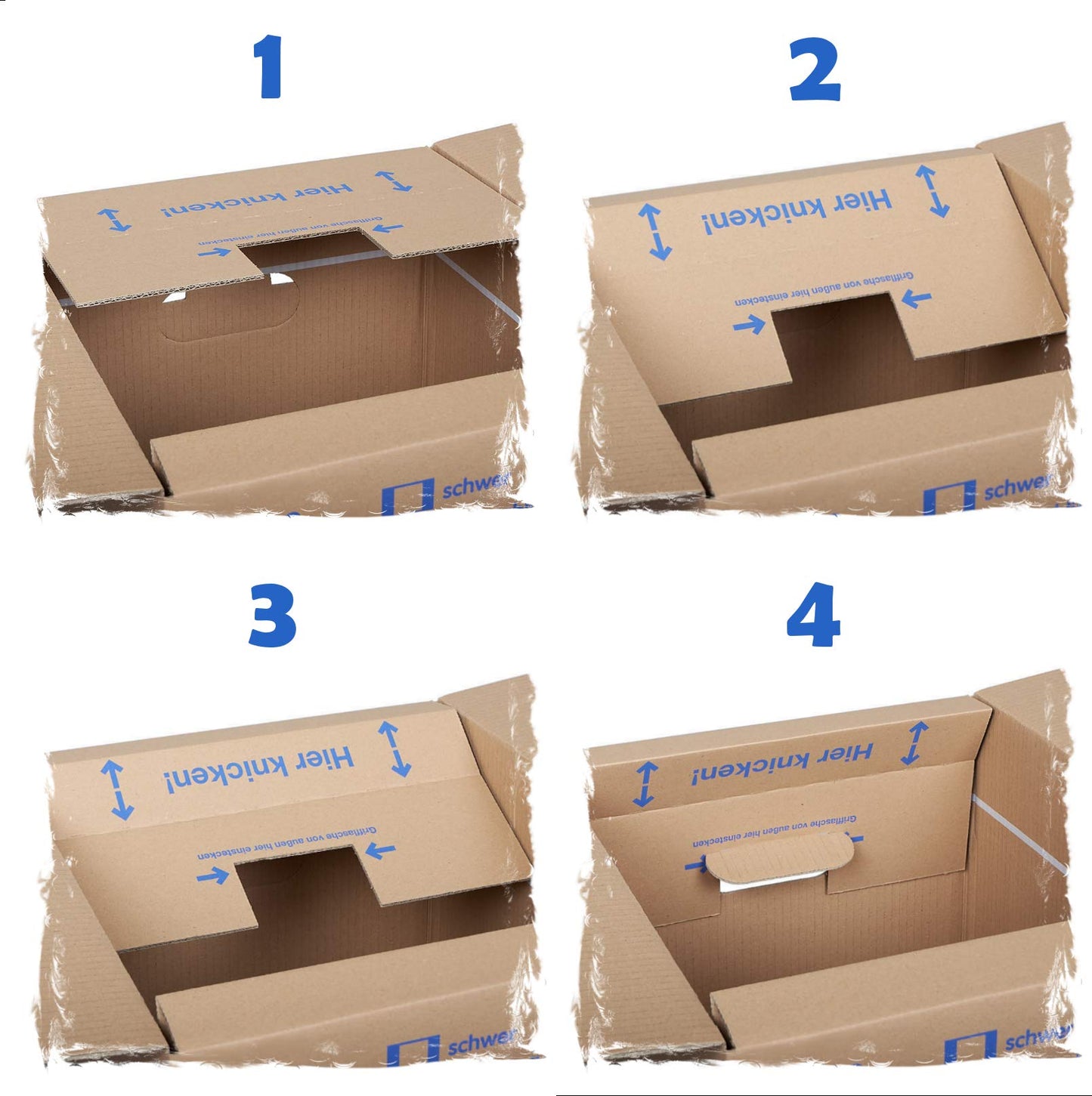 5 professional quality bookboxes, 2 corrugated.