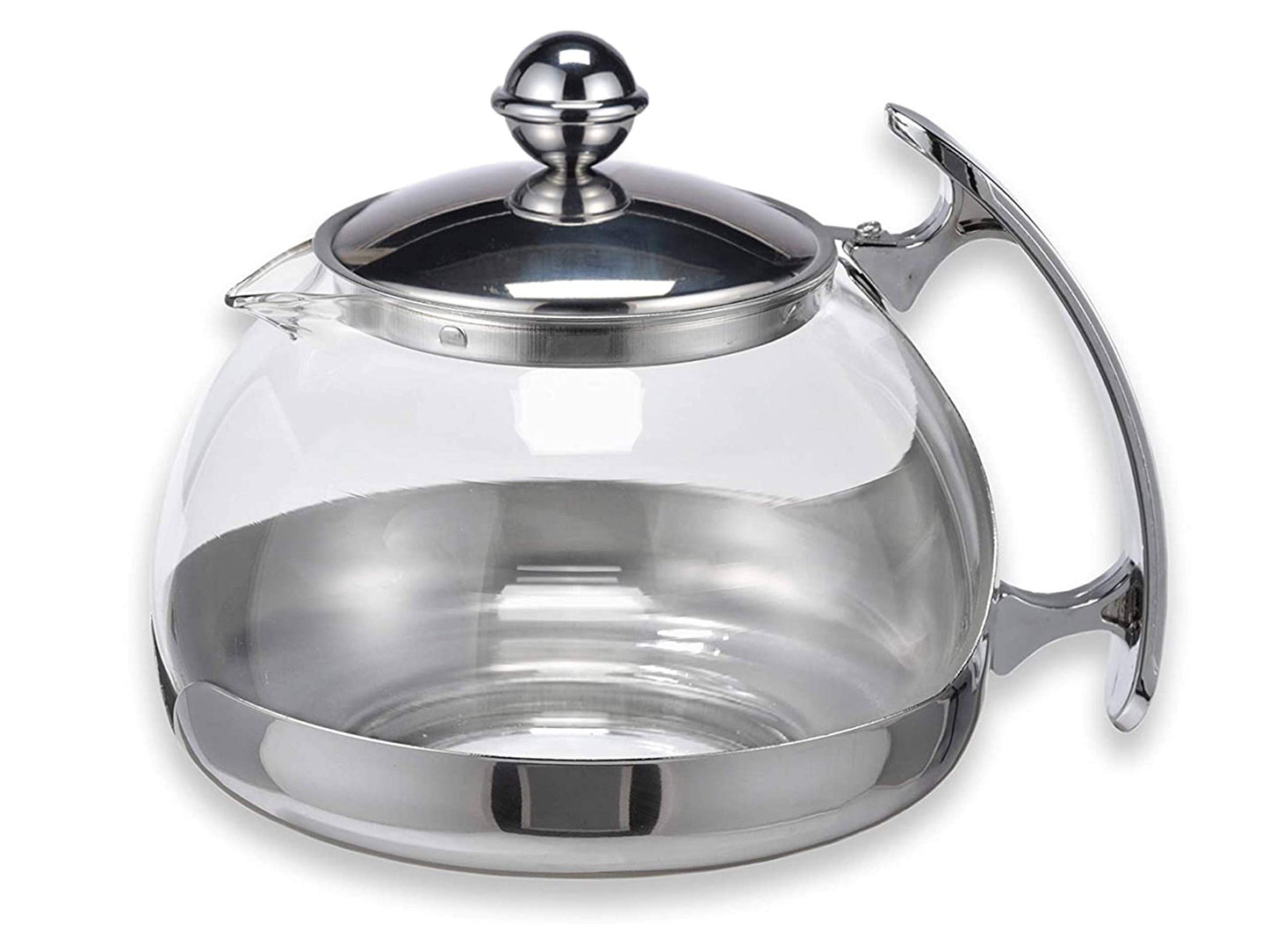 Gravidus tea set with glass teapot, infuser, and warmer - 1.2 liters - tea maker & tea warmer - tea set