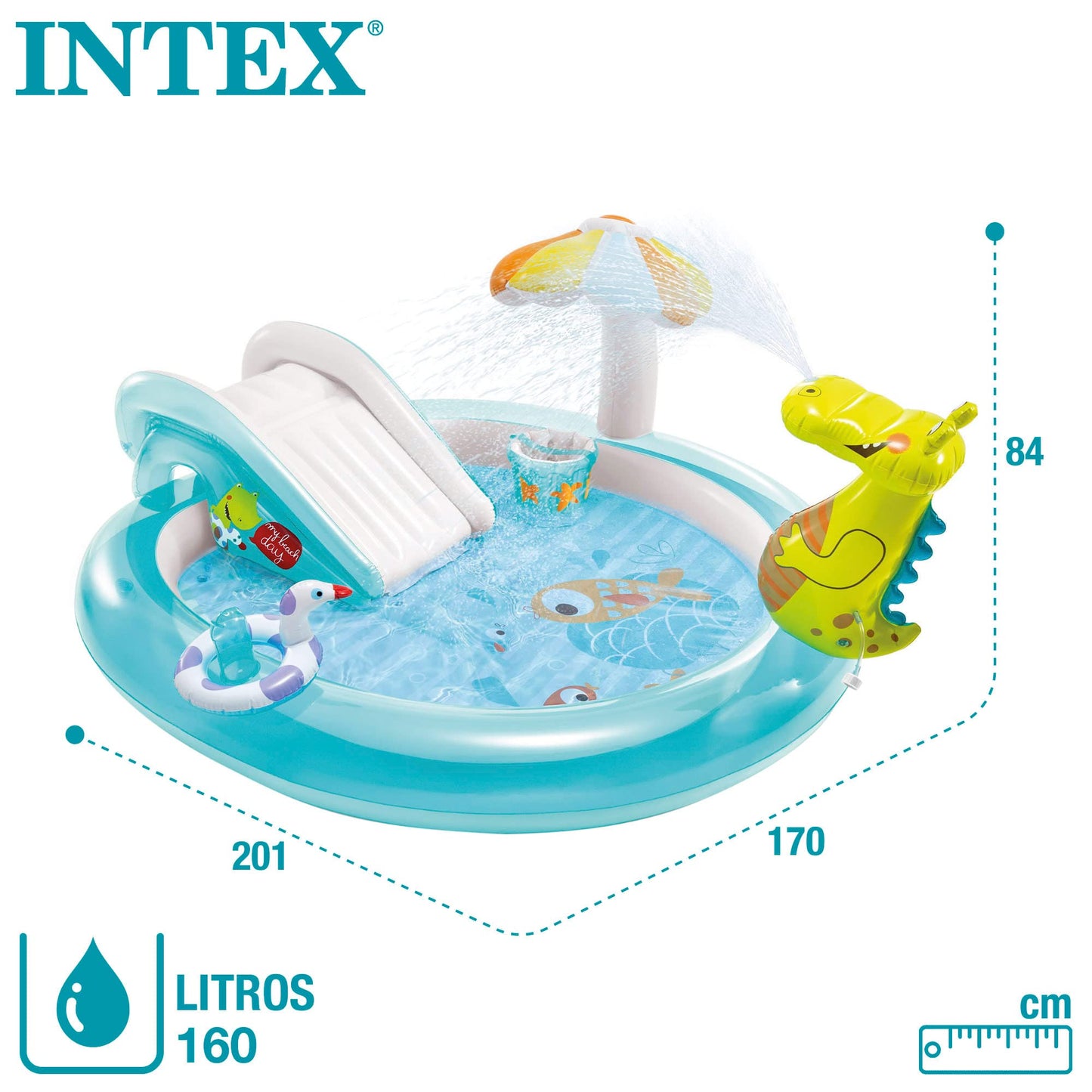 Intex inflatable pool, Color, 229 x 152 x 56 cm