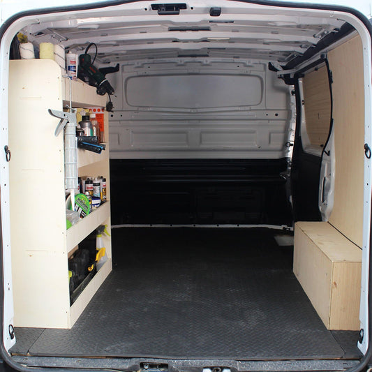 VANIFY - Compatible with Renault TRAFIC L1 2015+ vehicle equipment vehicle shelves, driver side rear shelf