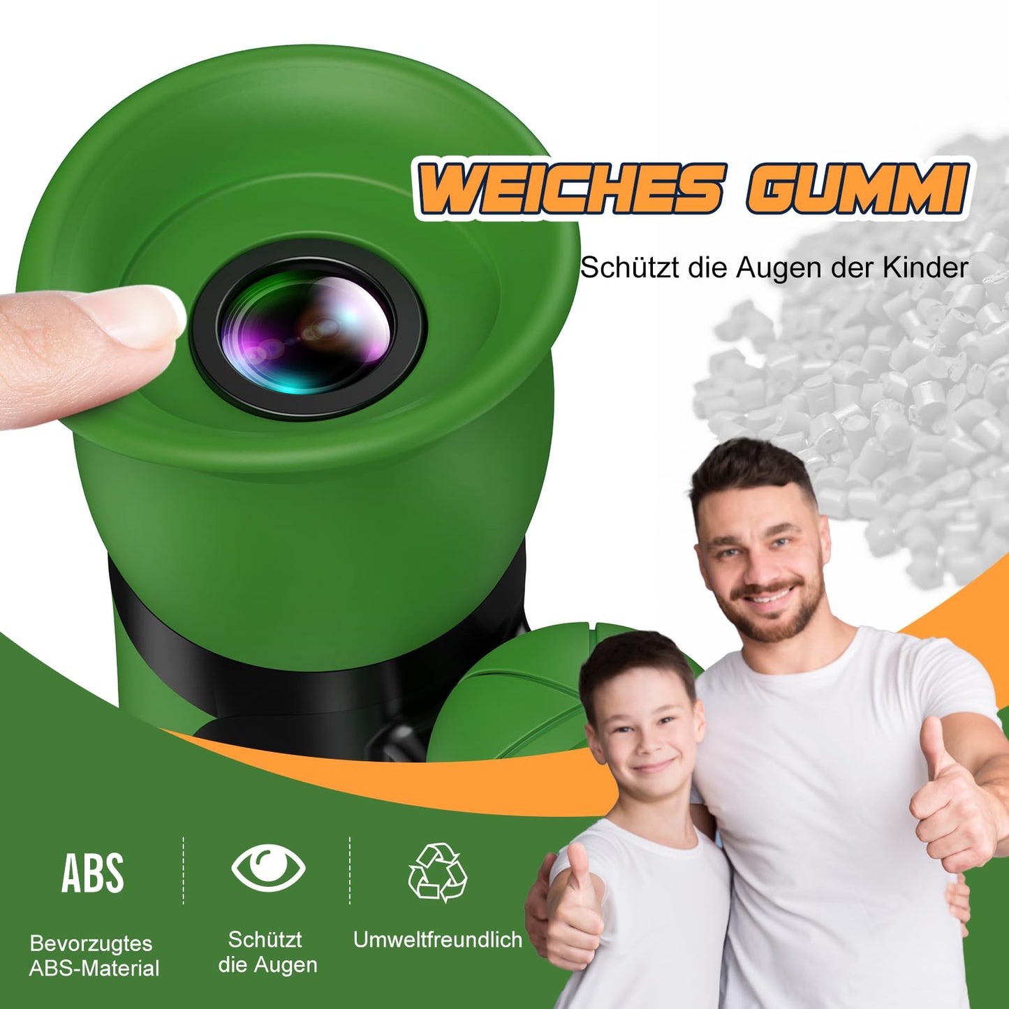 Binoculars for Kids 8X21 Magnification, Mini Binoculars Kids Toy for Ages 3-12, Outdoor Toy Telescope Kids Gifts for Little Boys - Easter Gifts for Kids