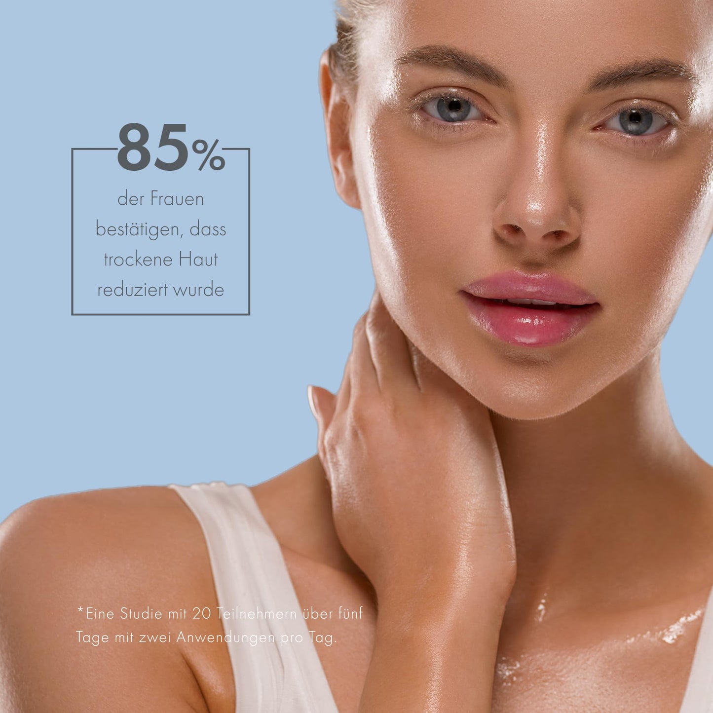 Satin Naturel Hyaluron Serum highly dosed 100ml - 24h moisture - Hyaluronic Acid Serum Face - Vegan - Facial Care Men and Women - Anti Aging Hyaluronic Acid Facial Serum with organic Aloe Vera