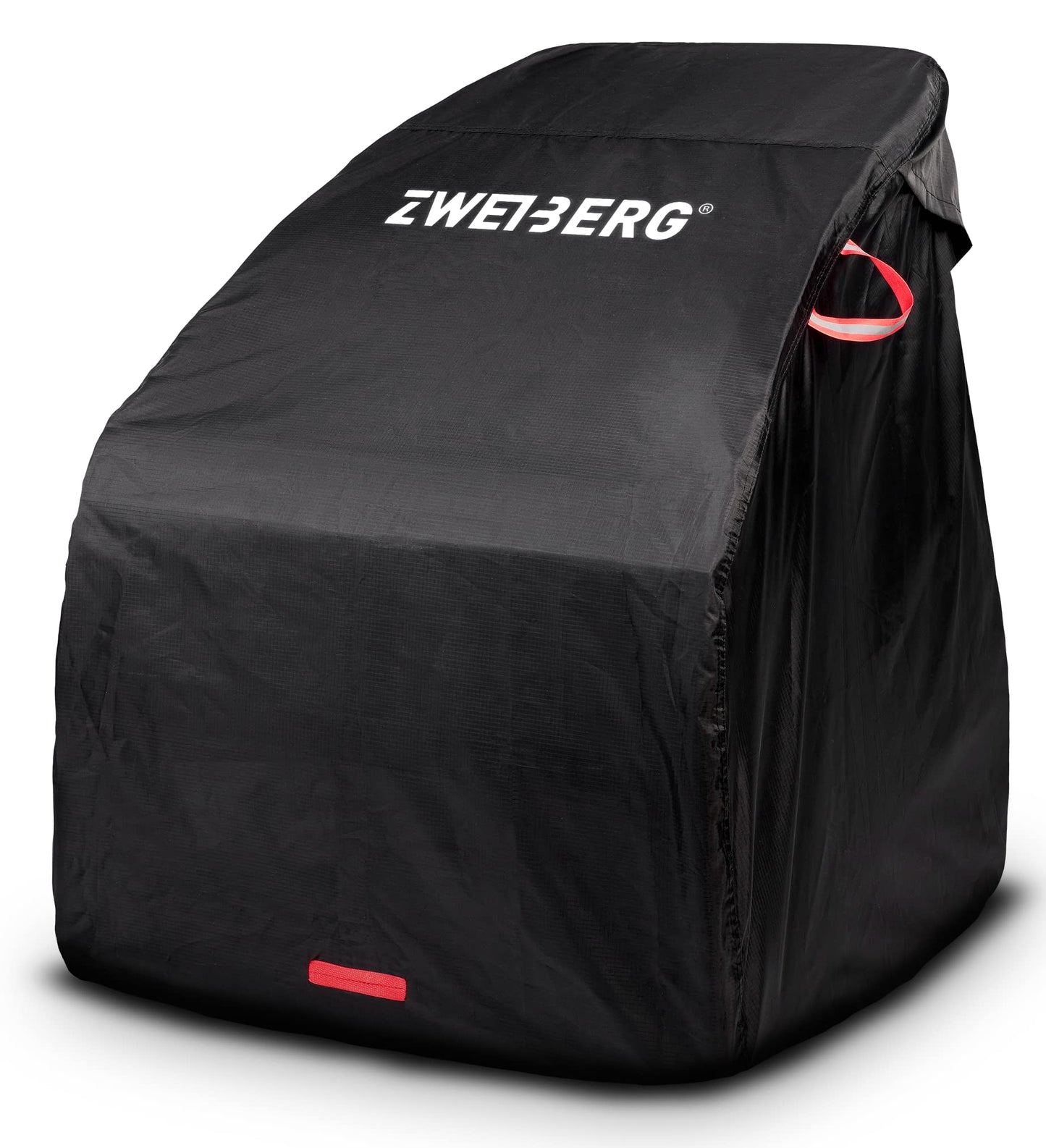 ZWEIBERGยฎ Foldable garage for bike trailers. Universal, sturdy, and waterproof cover. Provides rain protection with UV protection. Easy removal.