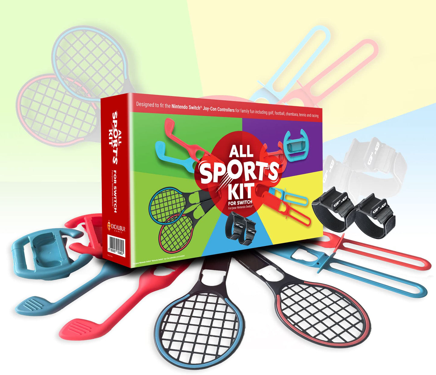 All Sports Kit Switch - Sports Set - Switch Accessories 10 in 1