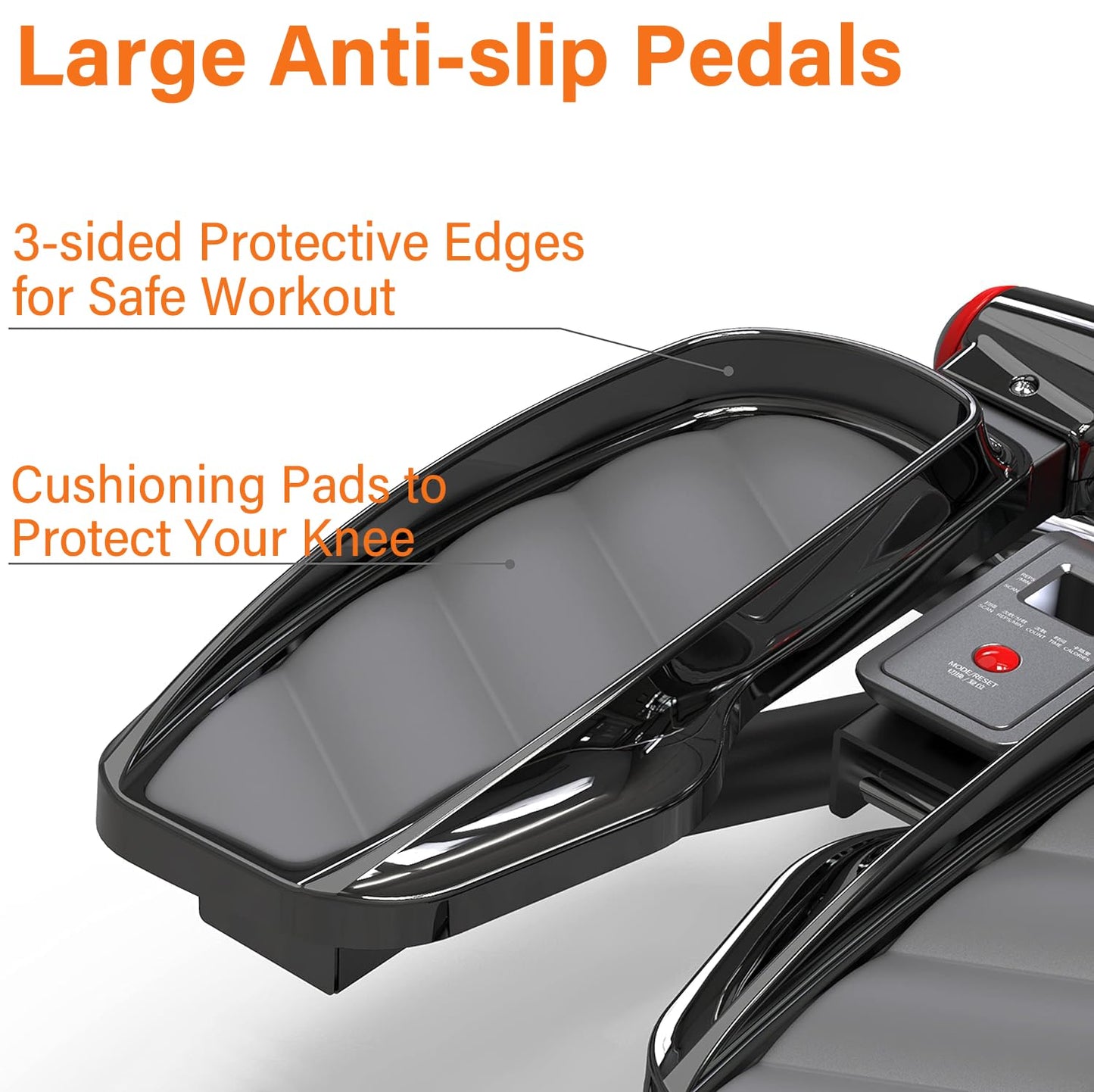 PROIRON Swing Stepper for Home - 120kg with Display for Leg and Butt Training, Mini Twister Cardio - Wear-free Hydraulic Cylinders - Noiseless