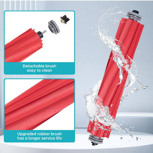 Loveco accessories replacement compatible with Roborock S7 S7 Plus S7 MaxV S7 MaxV Ultra S7 Pro Ultra robot vacuum, 2 main brushes, 4 filters, 6 side brushes, 4 mop pads, 1 brush cleaning tool.