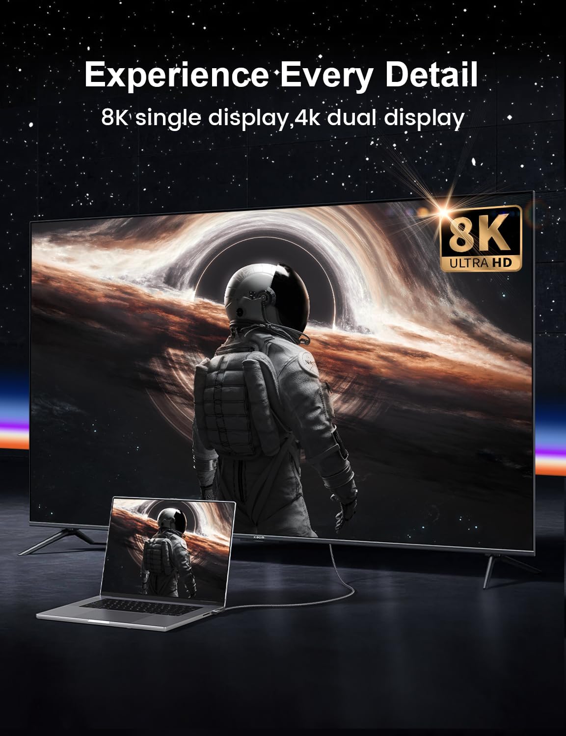 XAOSUN 240W USB4 for Thunderbolt 4 Cable Angle 1.8M, 40Gbps PD3.1 Thunderbolt Cable 90 Degrees, 8K@60Hz & 4K@120Hz, USB Charging Cable Angle Plug for iPhone 17/16/15 Pro/Max, Laptop, Monitor, PC