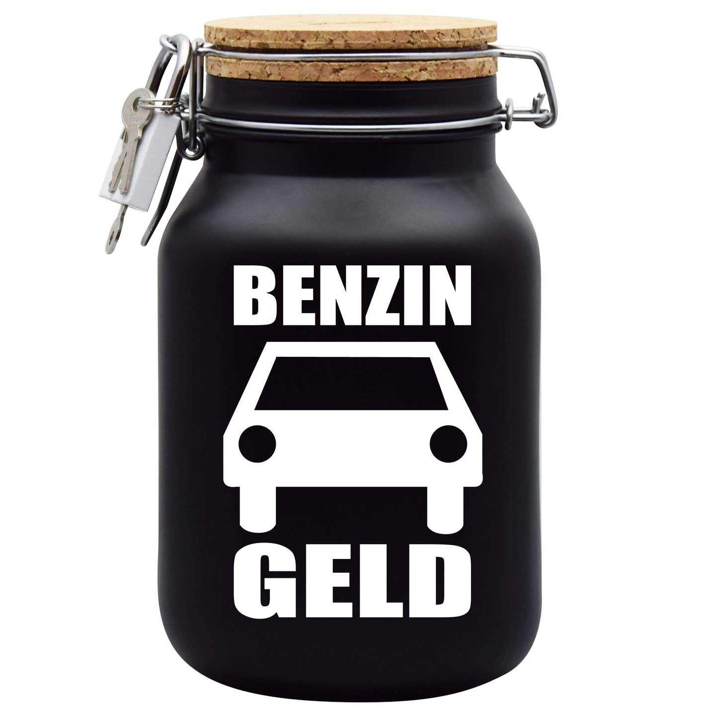 Fuel can money box gift idea black XL
