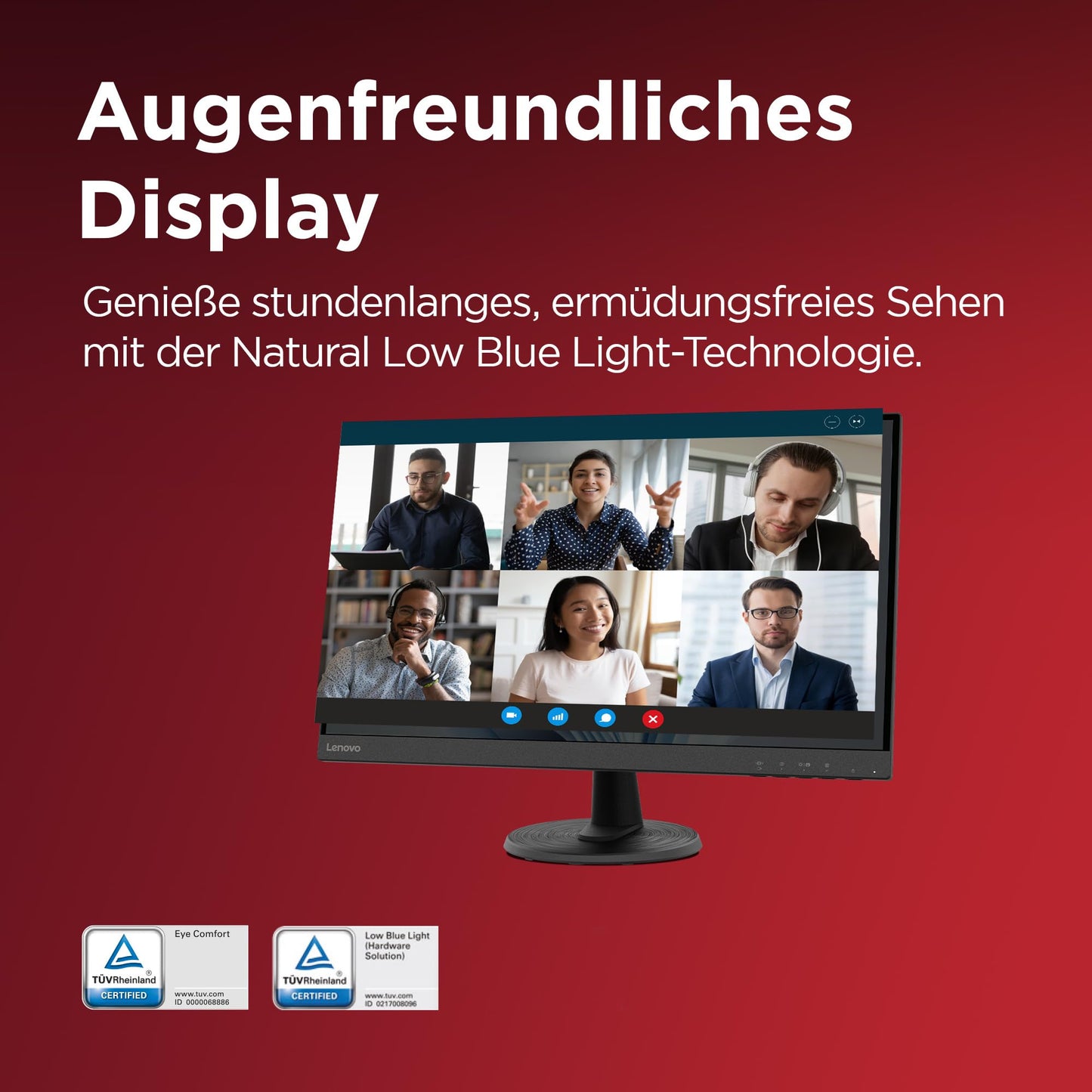 Lenovo D27-45 Monitor | 27" Full HD Monitor | 1920x1080 | 75Hz | 250 nits | 4ms response time | VA panel | HDMI | VGA | AMD Radeon FreeSync | Anti-glare | 4.6kg | black