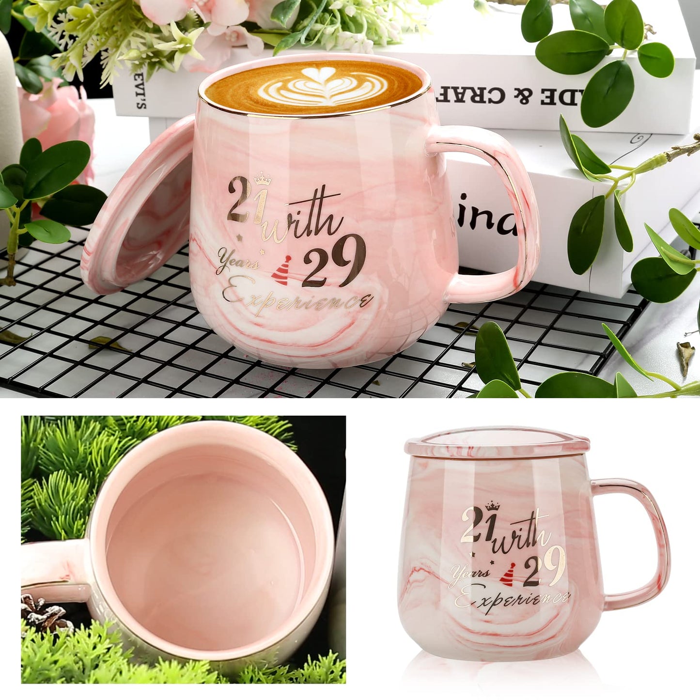 50th birthday women's birthday gift for women, 13oz coffee mugs cups scented candle bath bombs gift set women, birthday gift for mother wife sister best friend 50th birthday
