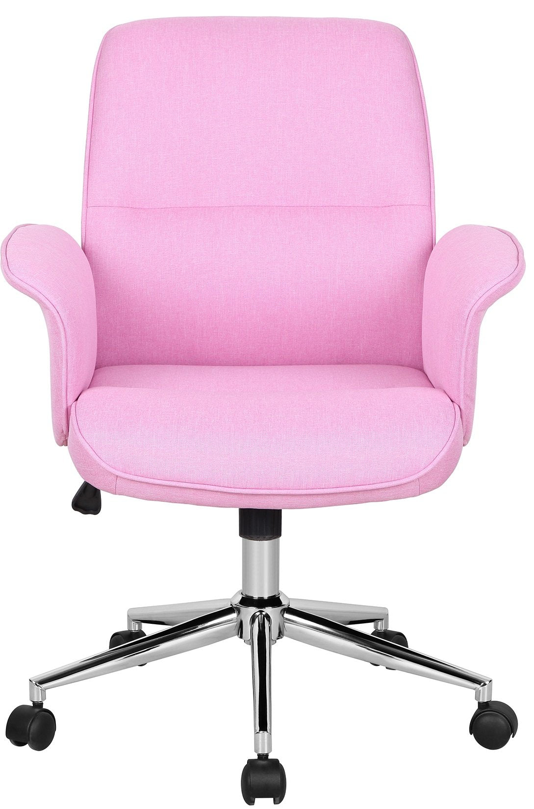 SixBros. Office Chair Pink Fabric - 0704M/3673
