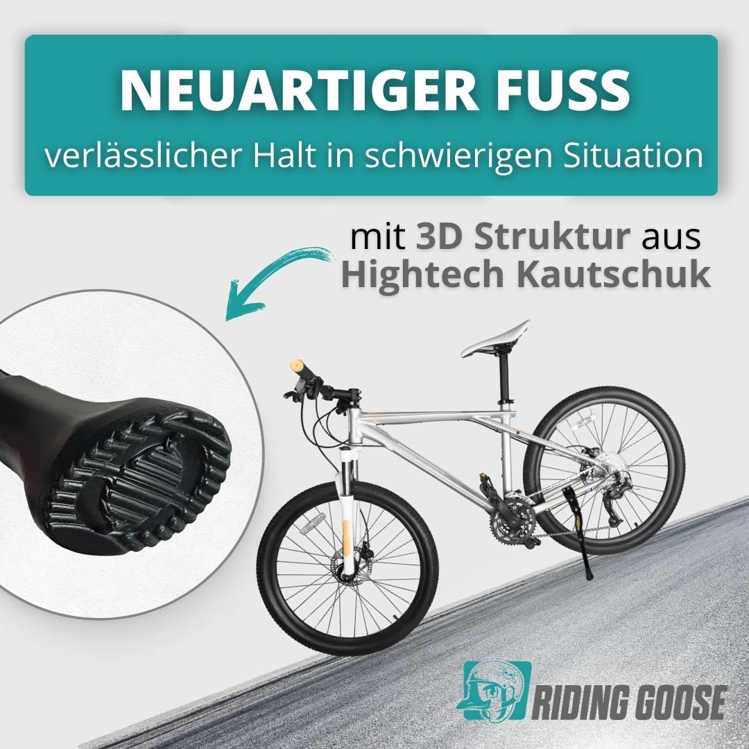 Riding Goose Children's Bike Stand 20 inch to 24 inch for mounting on all common chainstays - Kids bike stand - Kids bike stand - Children's bike stand