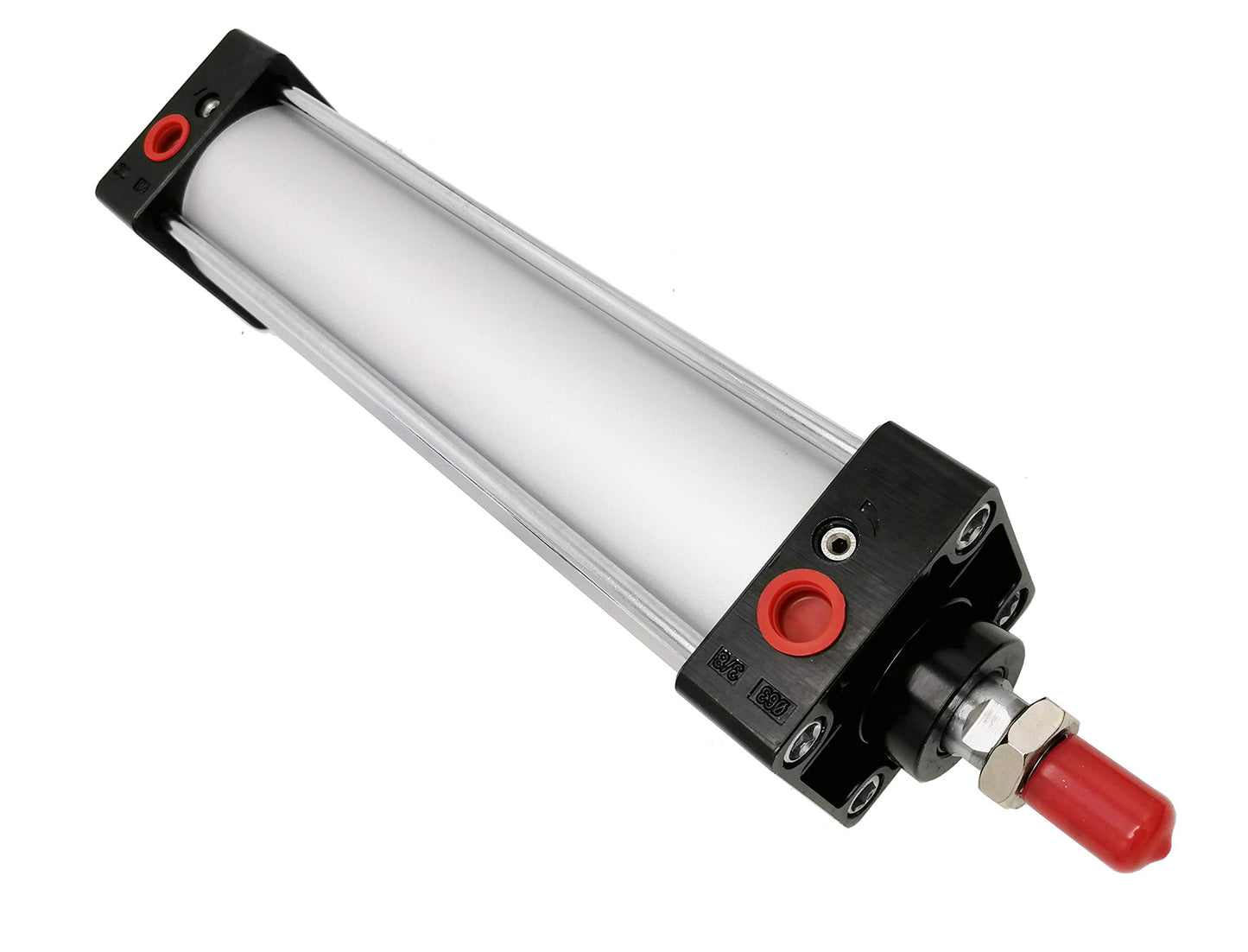 Pneumatic cylinder can crusher, sturdy, efficient, for soda cans, environmentally friendly recycling tool for aluminum cans (manual button valve)