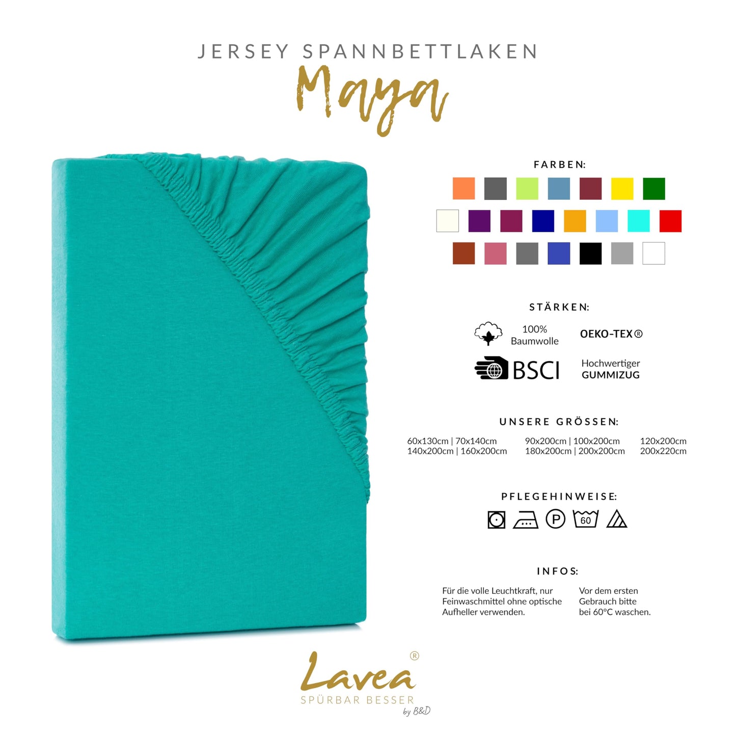 2-pack fitted sheets - Maya series. Fits mattresses up to 20cm - 140x200cm | 160x200cm. Cream natural white, 100% cotton, high-quality craftsmanship, with elastic band.