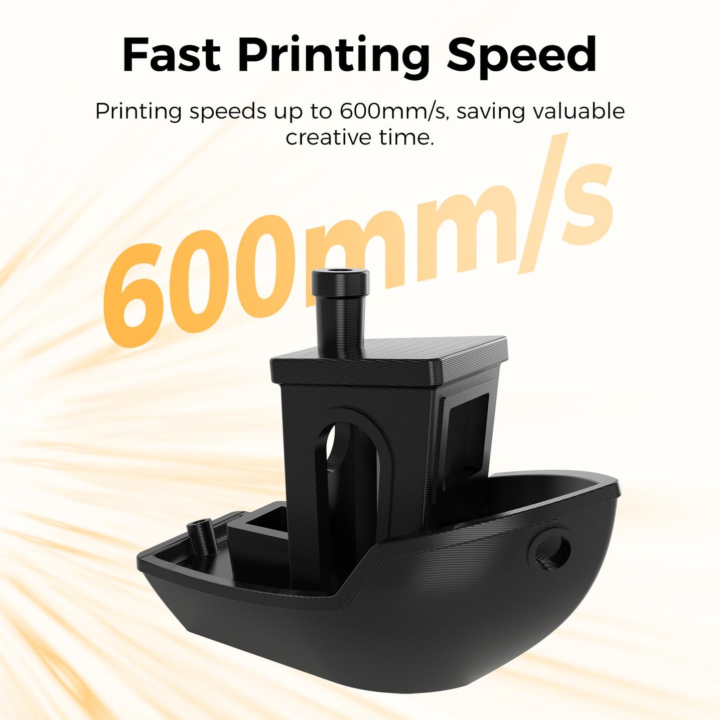 Creality Hyper PETG Filament 1.75mm high speed 50-600 mm/s, 3D printer filament accuracy +/- 0.02mm, 1kg spool (2.2 lbs), compatible with most FDM 3D printers - Blue