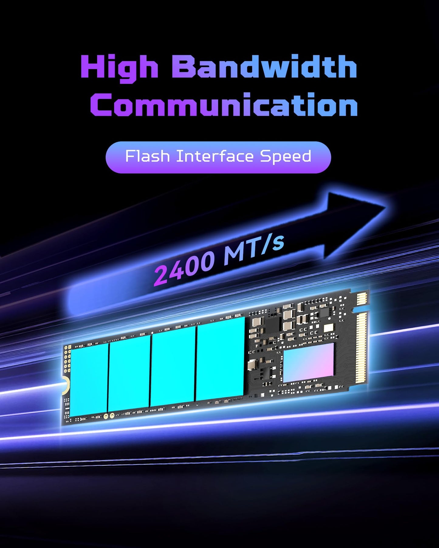 Acer Predator GM7 2TB M.2 NVMe SSD PCIe 4.0 - Read speed up to 7400 MB/s - TLC NAND Flash - Professional Gaming Internal Drive for PC, Laptop & PS5