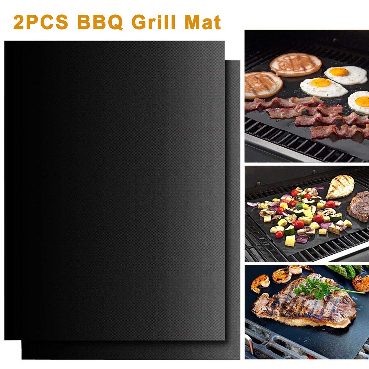 Grill accessories, grilljoy 25PCS Heavy Duty BBQ tools set in case - Stainless steel grill kit for men - Ideal grill case gift for men and women on Father's Day, birthday, Christmas.