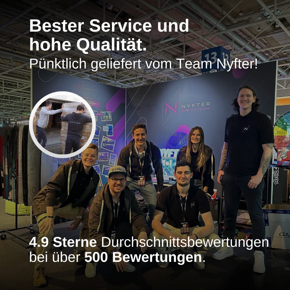 Nyfter - 3XL Gaming Mousepad Sakura Black 1200 x 600mm Premium Fuji Mousepad Size Large stitched edges durable with high-end glide and anti-slip speed gaming mousepad