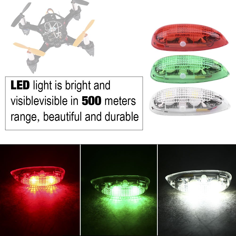 rc fixed wing light, wireless LED light for rc fixed wing aircraft, light for rc helicopter, drone, model airplane, DIY projects