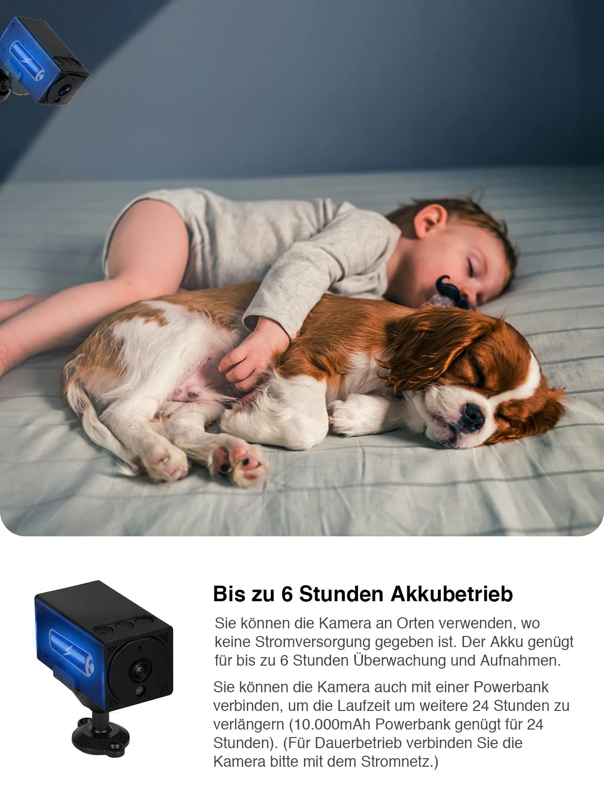 WIWACAM 4K Cube Small Camera WiFi 1Pro
