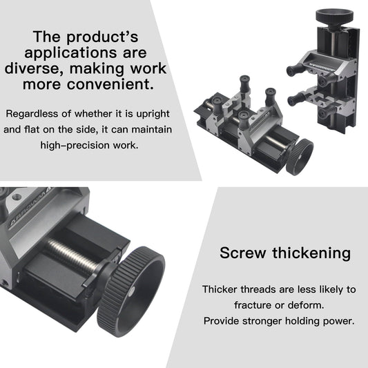 ARROWMAX dual-sided mini vise - enhances precision and stability during crafting.