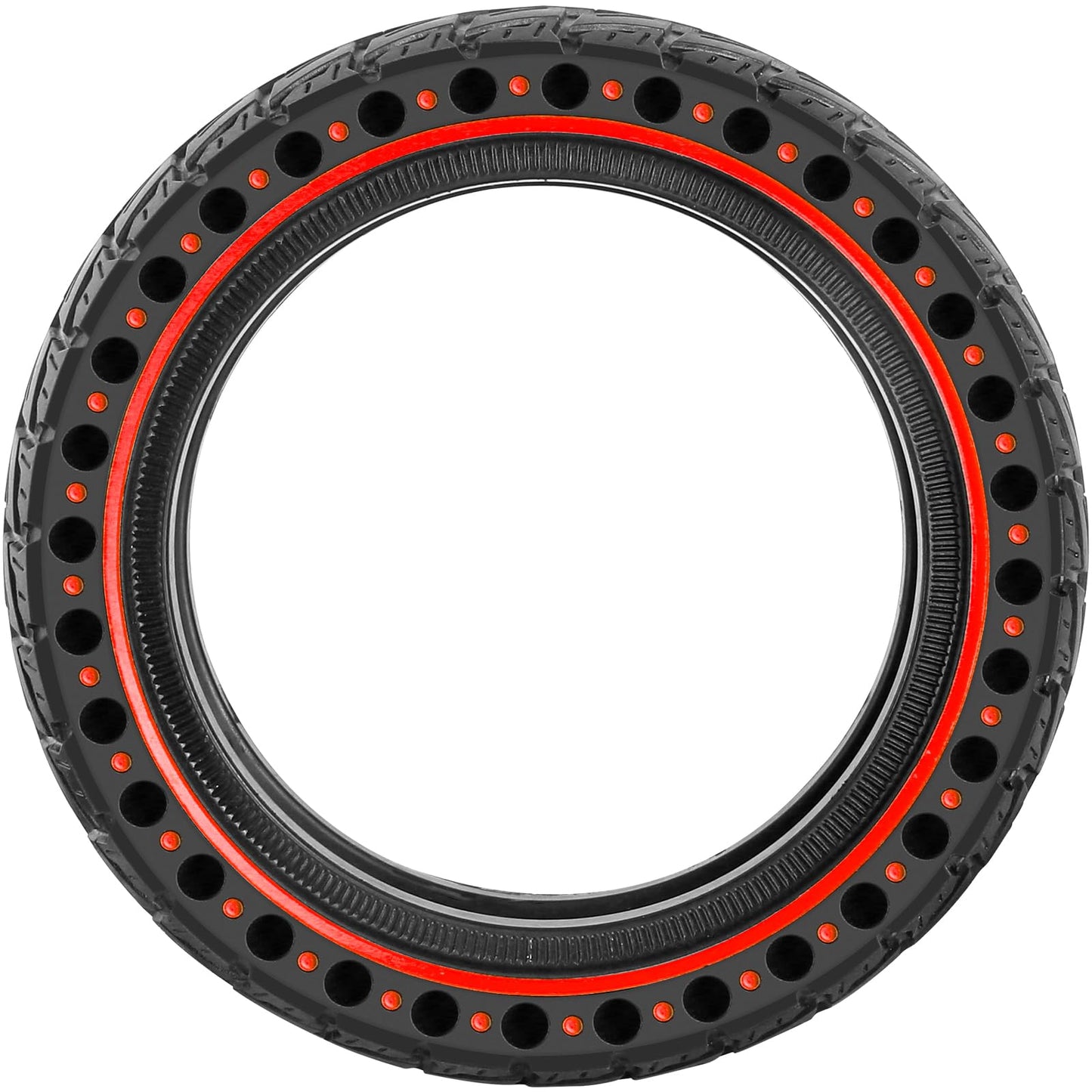 Monuary 2-pack E-scooter tires 50/75-6.1 Tubeless solid rubber tires, also suitable for sizes 8.5 x 2.0 and 8 1/2 x 2. Puncture-proof, no maintenance required.