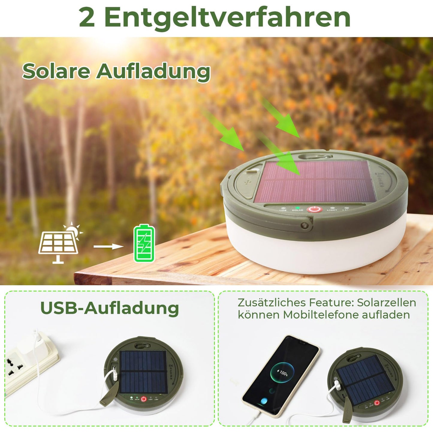 10m Solar Camping String Lights, Warm White+RGB Camping String Lights, Solar&USB Charging, 13 Modes Outdoor Camping Lamp with Remote Control, 130 LEDs Portable Camping Lights for Camping.